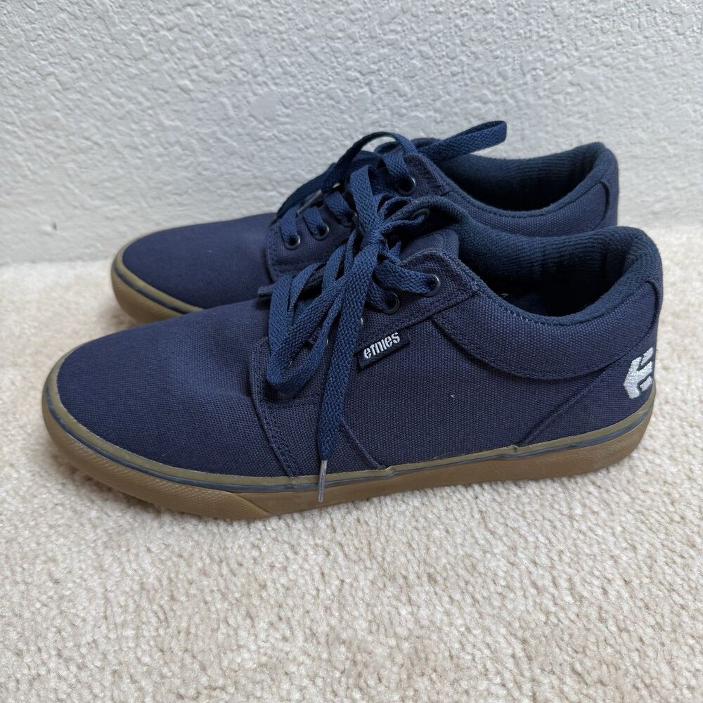 Etnies Skater Blue Low Top Lace Up Skateboarding Casual Shoes Size 8 - Picture 3 of 9